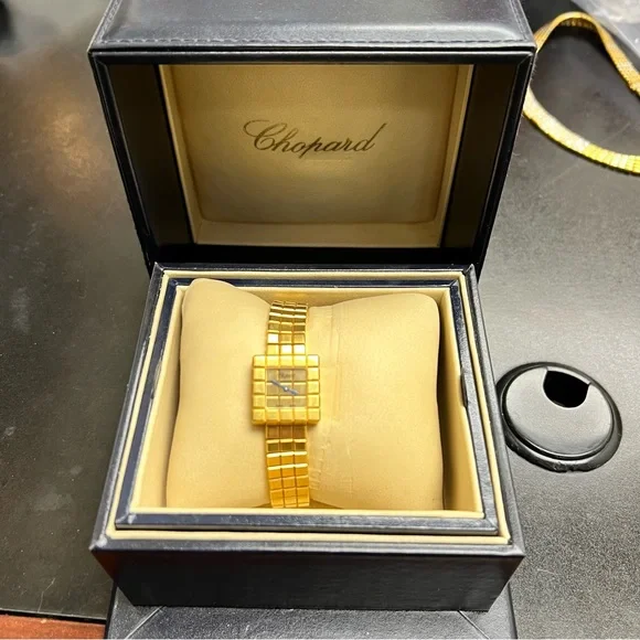 CHOPARD Ice Cube Gold-tone Dial Ladies Watch - Picture 3 of 11
